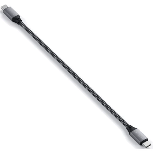 Кабель Satechi Cable USB-C to USB-C 100W 25cm Space Grey (ST-TCC10M): Довжина 0.25 м