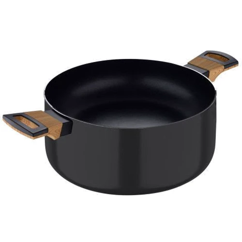 Кастрюля Bergner Earth black 28 см 6 л (BG-32037-BK): Форма Круглая