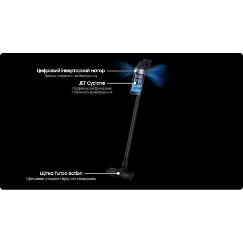 Пылесос Samsung VS15A60AGR5/UK: Максимальная мощность 410 Вт