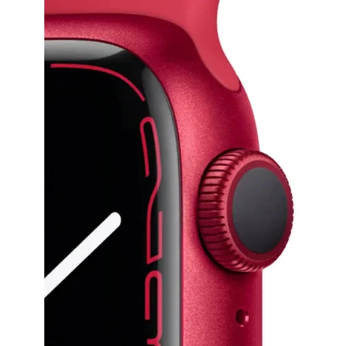Apple Watch Series 7 45mm GPS+LTE RED Aluminum Case With PRODUCT RED (MKJC3, MKM83): Материал корпуса алюминий