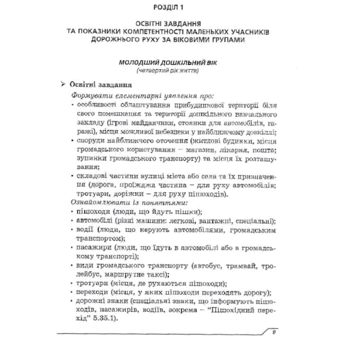 Дитина у світі дорожнього руху. Програма з формування основ безпечної поведінки дітей дошкільного віку під час дорожнього руху: ISBN 978-966-634-901-2