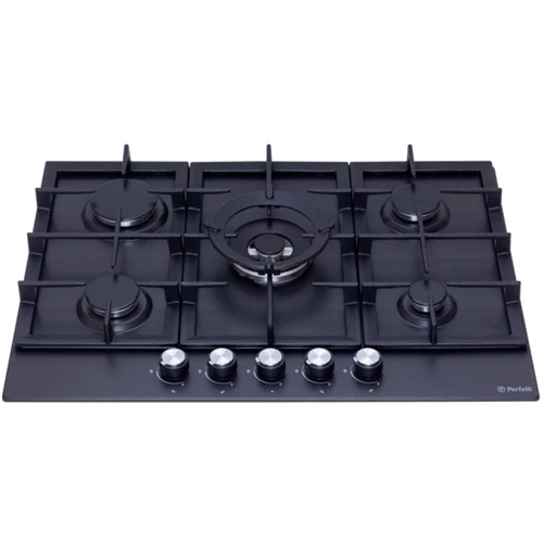 Варочная поверхность газовая Perfelli HGM 71624 BL: Расположение панели Фронтальное
