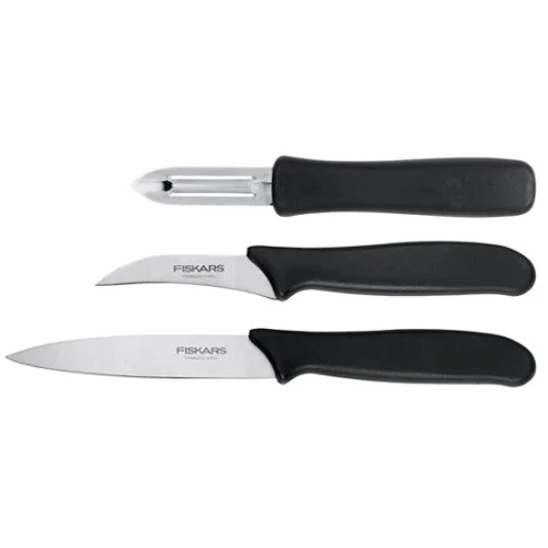 Набір кухонних ножів Fiskars Essential 3 шт. (1024162)