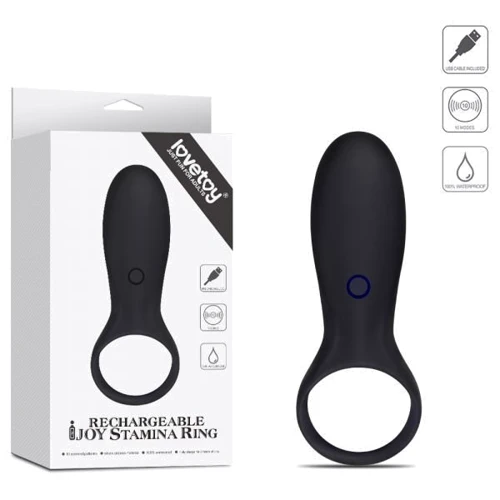 Виброкольцо LoveToy Stamina Ring USB Rechargeable