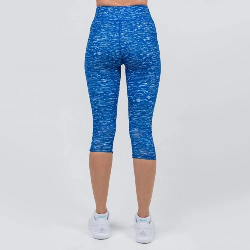 Спортивные капри Peak FW37712-CYA 40 синие: Состав Полиэстер, Спандекс