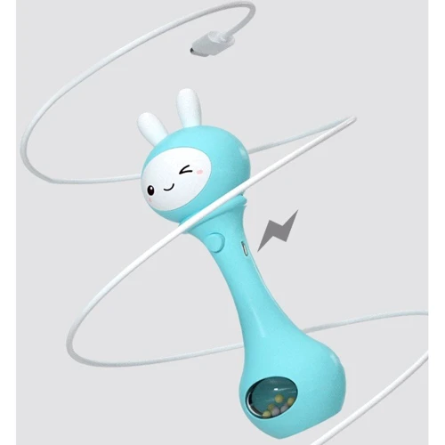 Музыкальная погремушка Beiens Зайчик голубой (YZ06blue)