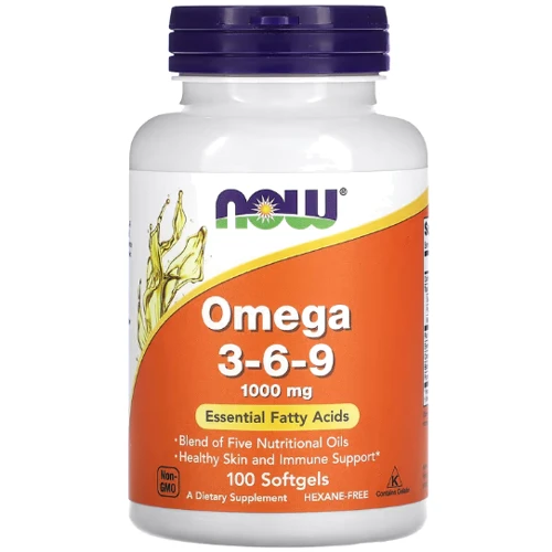 NOW Foods Omega 3-6-9 1000 mg Softgels 100 caps