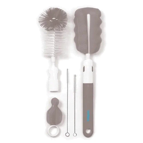 Набір йоржиків для миття пляшок BabyOno зі змінною ручкою сірий (735/03): Виробник BabyOno