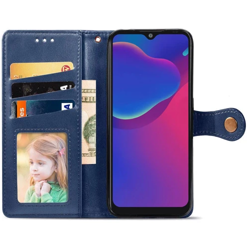 Чехол для телефонов Mobile Case Getman Gallant Blue for ZTE Blade V2020 Smart: Материал искусcтвенная кожа и термополиуретан