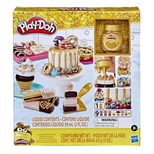 Набор игровой HASBRO Play Doh Плей-До Золотой пекарь (E9437)