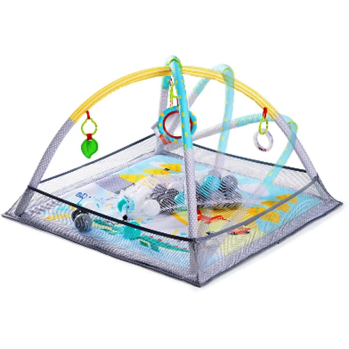 Развивающий коврик Kinderkraft Milyplay (KKZMILYPLAY000): Особенности игровые дуги, бортики
