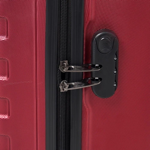 Чемодан Ricco Grande M red (T15002red-M): Фактура Зернистая, Матовая
