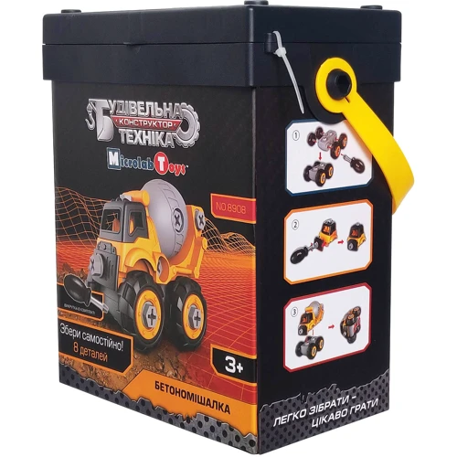 Конструктор Строительная техника - Бетономешалка Microlab Toys (MT8908)