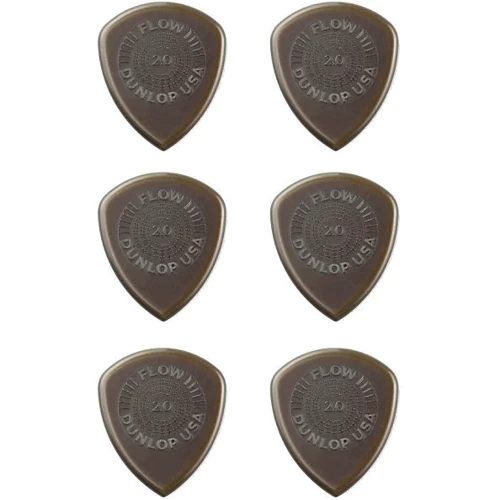 Медіатор Набор медиаторов DUNLOP 549P2.0 Flow Standard Pick 2.0: Форма медіатора Jazz