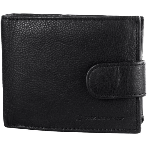 Мужское портмоне DNK Leather черное (DNKN035L-CCF-black): Материал Натуральная кожа