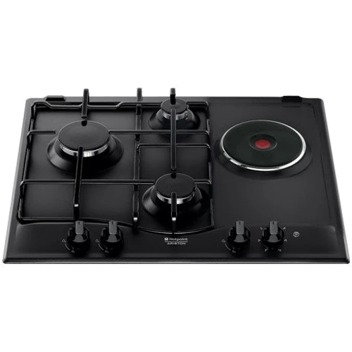 Варочная поверхность газовая Hotpoint-Ariston PC 631 (BK): Размеры для встраивания (ШxГ) 55.5x47.5 см