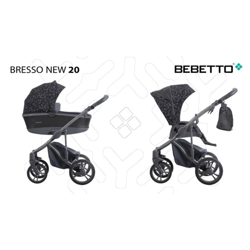 Універсальна коляска 2 в 1 Bebetto BRESSO NEW 20 (графіт рама) (503.32.20.G20)