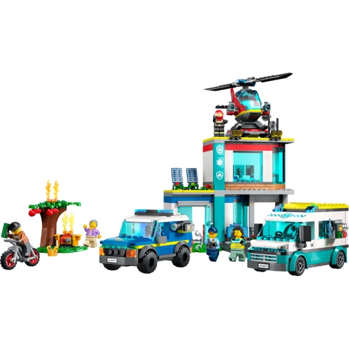 Конструктор LEGO Headquarters of rescue vehicles Центр управління рятувальним транспортом (60371): Рекомендований вік 6+