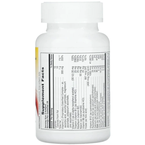 Nature's Plus Hema-Plex Комплекс витаминов и минералов 60 быстродействующих вегетарианских капсул: Тип Мультивитамины