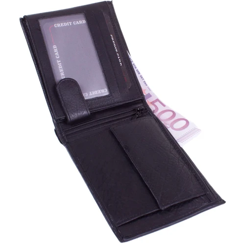 Мужское портмоне DNK Leather черное (DNKN992-CCF-black): Материал Натуральная кожа