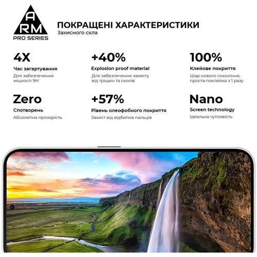 ArmorStandart Tempered Glass Pro Black for Nothing Phone (2a) (ARM88014)