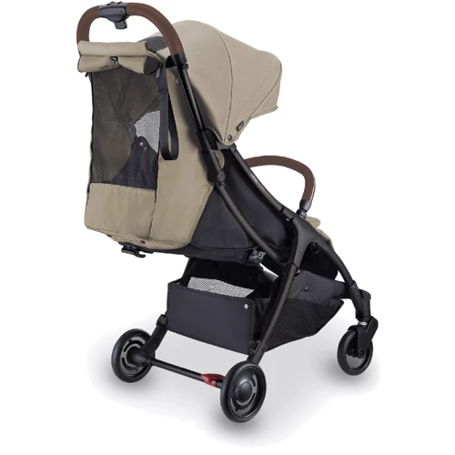 Коляска прогулянкова Globber серії Stroll.Lite пісочний (925-304): Матеріал коліс полиуретан
