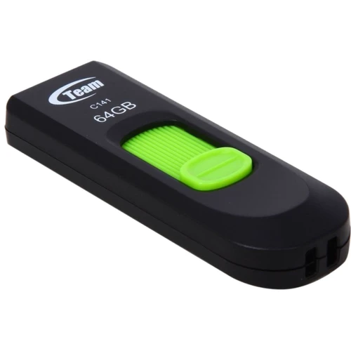 USB-флешка Team 64GB C141 USB 2.0 Green (TC14164GG01): Стандарт USB USB 2.0