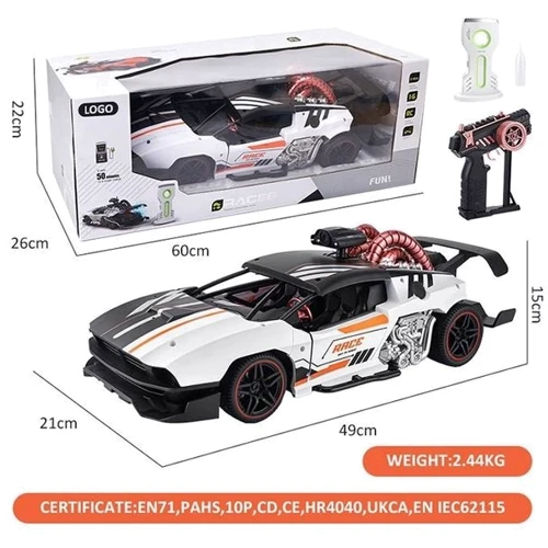 Машина на радиоуправлении электромобиль, зарядная станция, подсветка (911-711 A)