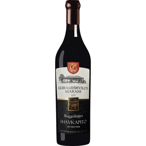 Вино Guramishvili's Marani Шавкапіто червоне сухе 0.75л 11.5% (PLK4860013086271)