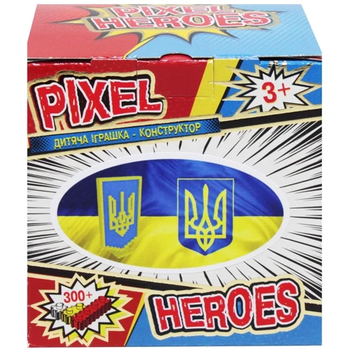 Конструктор VitaToys Pixel Heroes Герб Украины, 332 деталей (VTK 0034)