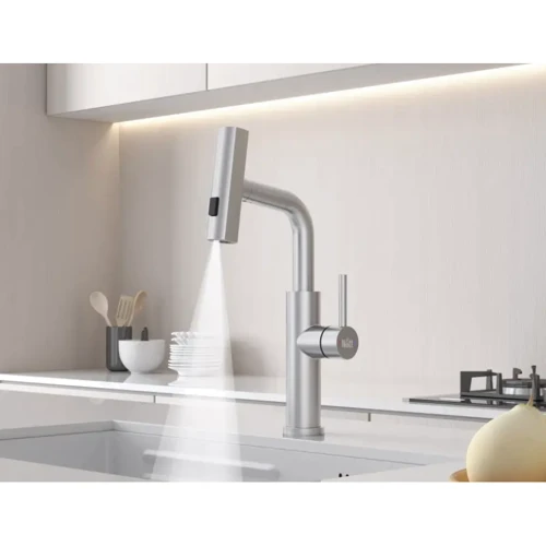 Змішувач для кухонного миття Nett LS-35 Stainless steel