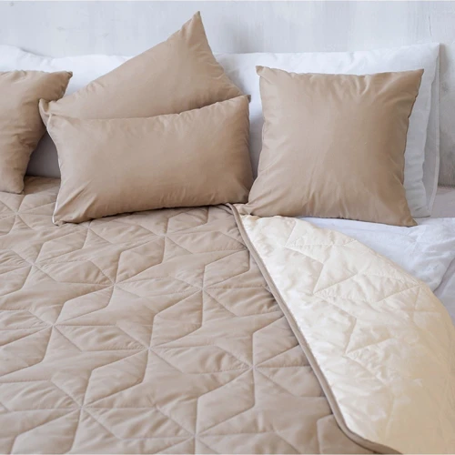 Покривало Sonex Borneo двостороннє 220x240 см коричневий/бежевий (SO102400)