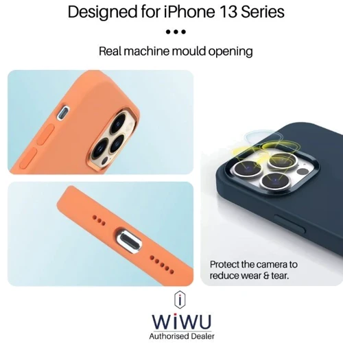 Чехол для iPhone WIWU Silicone Magnetic Case Marigold for iPhone 13 Pro Max: Цвет оранжевый