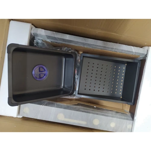 Кухонная мойка Lefton Waterfall LED с цифровым дисплеем и водопадом Grey (KS2206) (Кухонные мойки)(79371943)Stylus approved фото 10