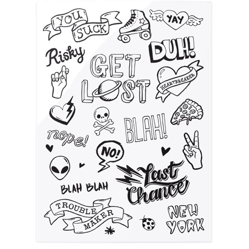 Временные тату TATTon.me Cool School Mix (TMCoolSchool): Производитель TATTon.me