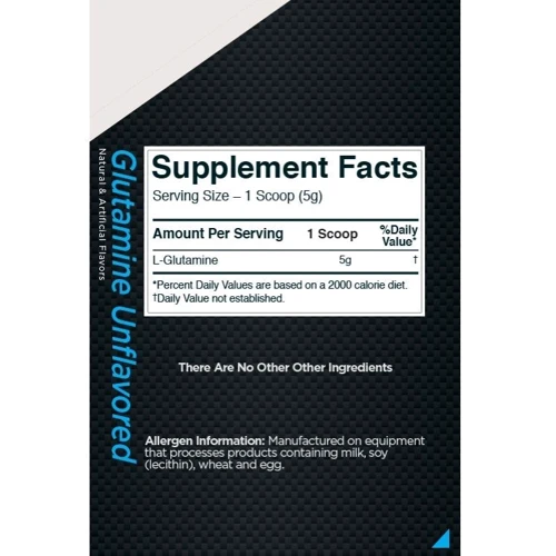 Аминокислота для спорта Rule One Proteins R1 Glutamine 375 g /75 servings/ Unflavored: Вкус Без вкуса
