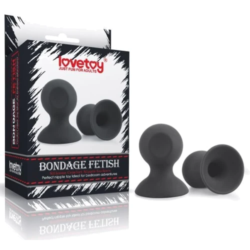 Присоски для сосков LoveToy Nipple Suckers Black