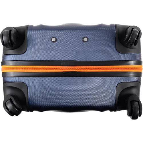 Чемодан Rogal большой темно-синий (RGL663L-dark-blue-orange): Материал Пластик