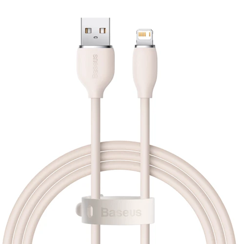 

Baseus Usb Cable to Lightning Jelly Liquid Silica Gel 2.4A 1.2m Pink (CAGD000004)