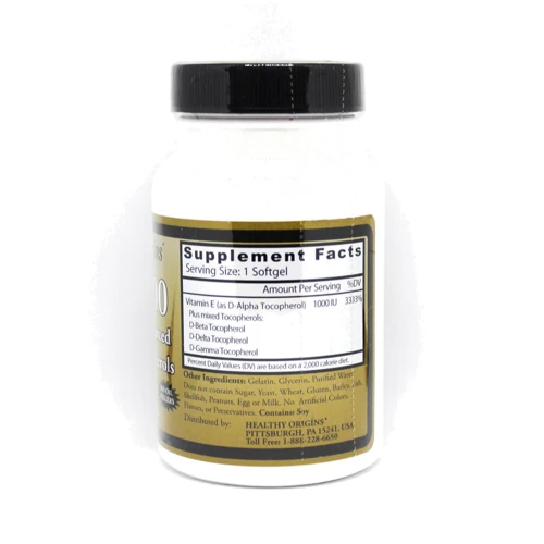 Healthy Origins Vitamin Е 1000IU 60 softgels: Тип Витамин E