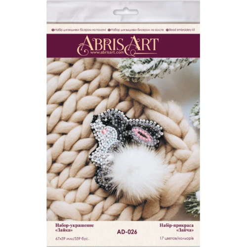 Abrisart AD-026 Набор для вышивки бисером украшения Зайка: Производитель Abrisart