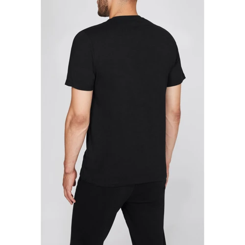 Футболка 47 Brand NY Yankees Imprint Echo Tee Me (544088-FS) L черная с принтом: Сезон Лето