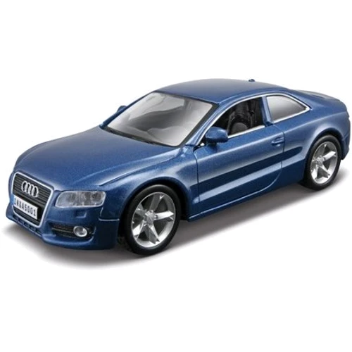Автомодель Bburago Audi A5 (синий металлик, белый, 1:32) (18-43008)