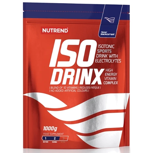 Изотоник Nutrend ISODRINX 1000 g / 28 servings / black currant