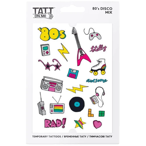 Временные тату TATTon.me 80s Disco Mix (TM80sDisco)