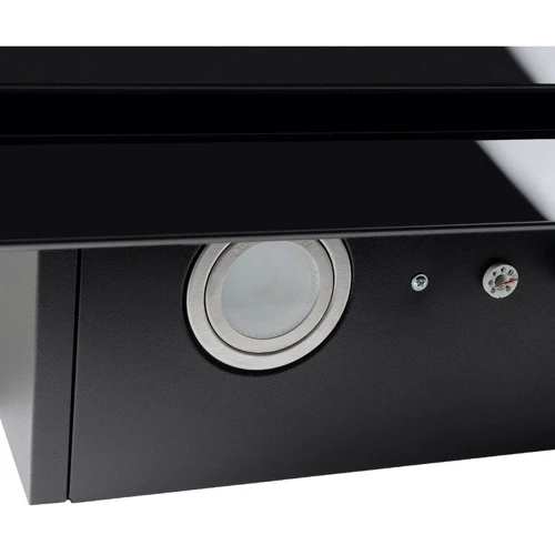 Вытяжка Ventolux Toscana 60 BK (1200) TRC SD: Материал корпуса металл / стекло