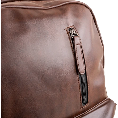Чоловік рюкзак Valiria Fashion коричневий (3DETBM9811-10): Тип ручки Плечовий ремінь, Коротка ручка
