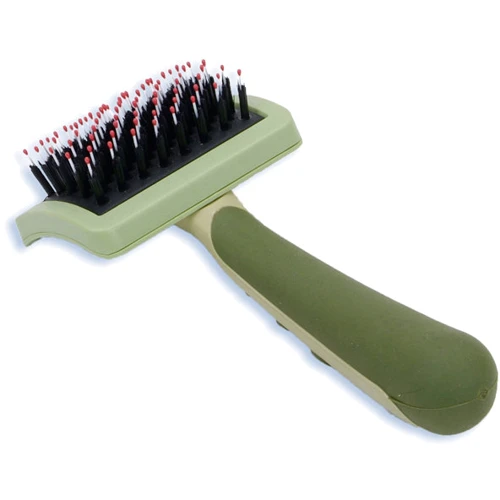 

Щетка мягкая Safari Complete для котов и собак зеленая 7.8x16.5 см