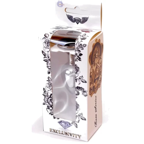 Анальная пробка Boss Series - Jewellery Silver PLUG Black S (BS6400013)