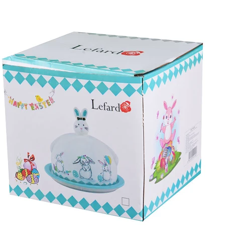 Страва Lefard Кролики з кришкою 17х15 см (940-156): Тип Блюдо